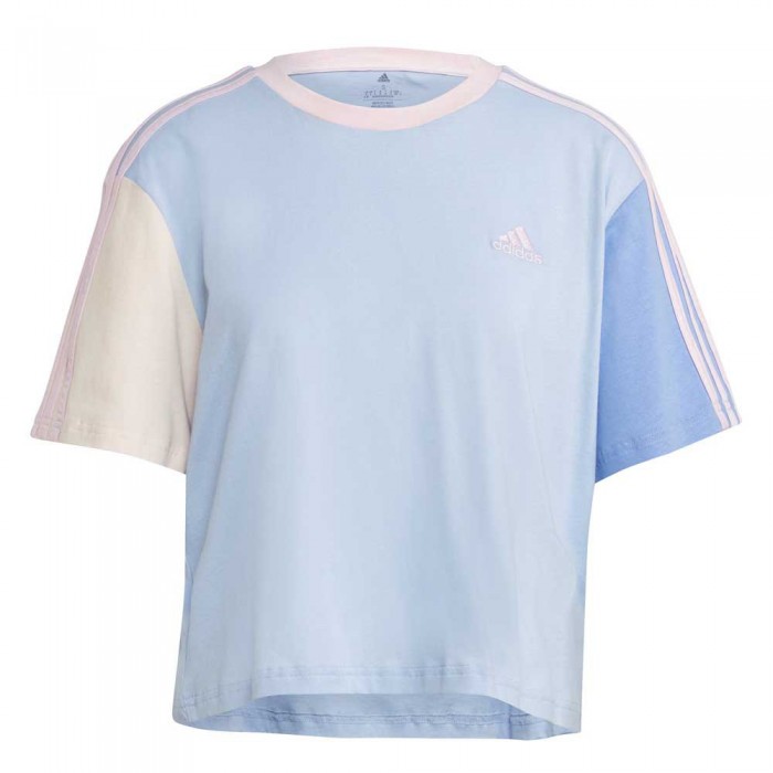 [해외]아디다스 SPORTSWEAR 3S Cr Short Sleeve T-Shirt 7139435225 Blue Dawn / Blue Fusion / Wonder Quartz / Clear Pink