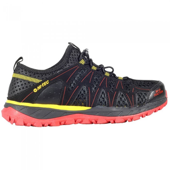 [해외]HI-TEC Hiker Vent Sandals 6139973879 Black / Molten Lava / Spectra Yellow