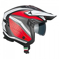 [해외]CGM 오픈 페이스 헬멧 155G Rush Dual 9139837092 Matt Black / Red