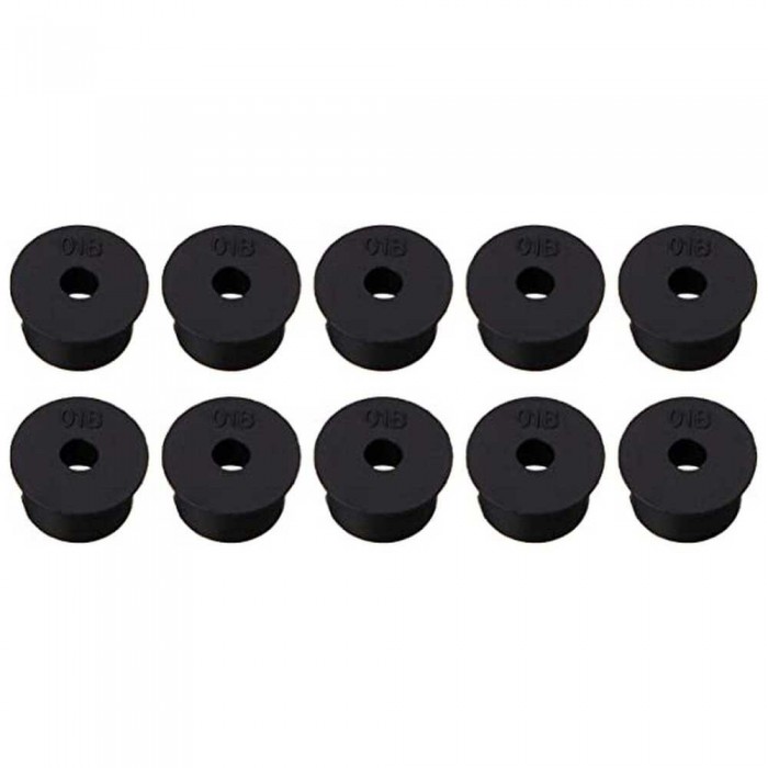 [해외]토픽 트윈 헤드용 밸브 예비 부품 Presta 10 단위 1139867598 Black