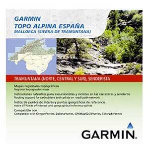 [해외]가민 토포 알피나 스페인 마이크로 SD/SD 카드 Sierra Tramuntana Mallorca 411981