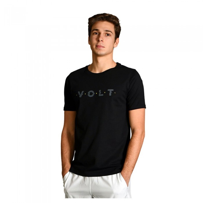 [해외]VOLT PADEL Casual 숏 슬리브 티셔츠 12139933144 Black