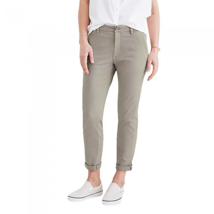 [해외]다커스 Weekend Regular Slim Ankle Fit 치노 팬츠 139884829 Forest Fog