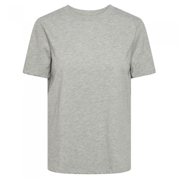 [해외]PIECES Ria O 넥 반팔 티셔츠 139954366 Light Grey Melange