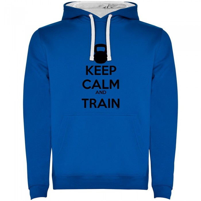 [해외]KRUSKIS 투톤 후디 Keep Calm And Train 7139995830 Royal Blue / White