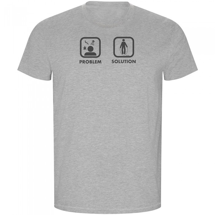 [해외]KRUSKIS Problem Solution Train ECO Short Sleeve T-Shirt 7139995902 Heather Grey