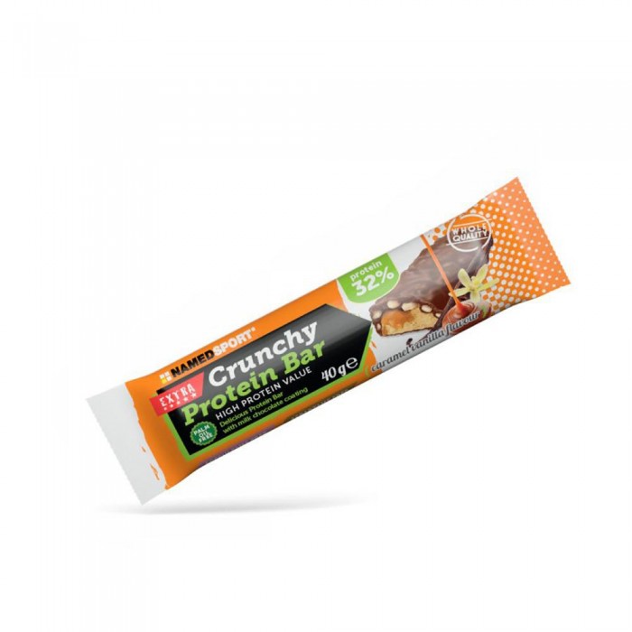 [해외]NAMED SPORT Crunchy 40g Vanila Candy Flavor Protein Bar 6139931109 Orange
