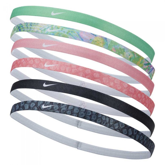[해외]나이키 ACCESSORIES Nikes 6 Pk Printed Headband 6139630964 Green / Green / Black