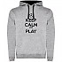 [해외]KRUSKIS Keep Calm And Play Football Two-Colour 후드티 3139995811 Heather Grey / Black