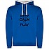 [해외]KRUSKIS Keep Calm And Play Football Two-Colour 후드티 3139995812 Royal Blue / White