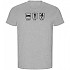 [해외]KRUSKIS Sleep Eat And Play Football ECO 반팔 티셔츠 3139995958 Heather Grey