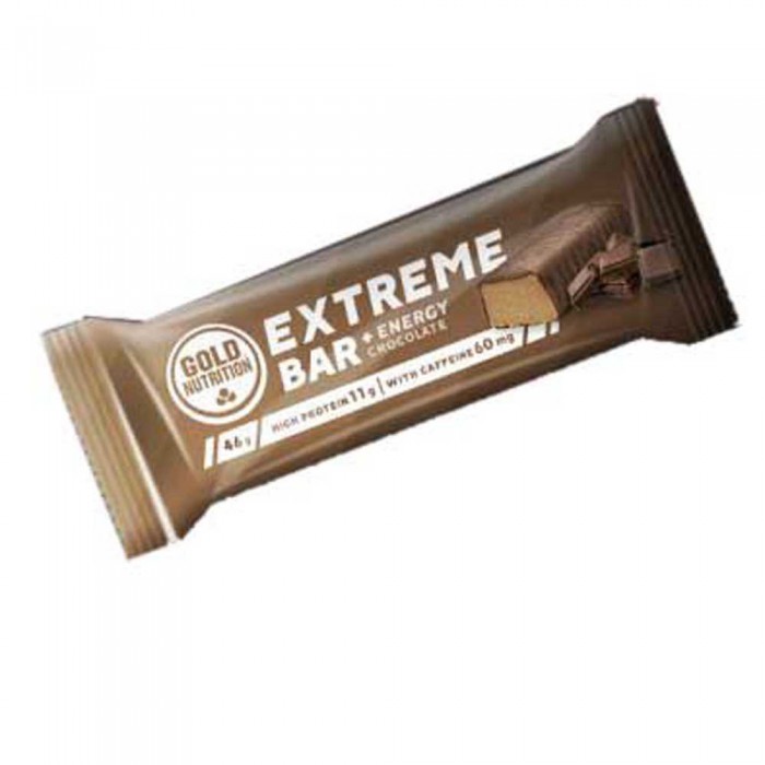 [해외]GOLD NUTRITION Extreme Energy Bar 46g Chocolate 14139492747 Brown