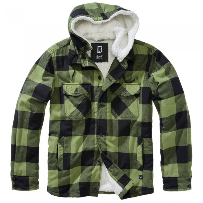 [해외]BRANDIT 재킷 Lumberjack 14138389743 Black / Olive