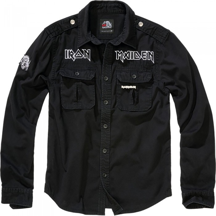 [해외]BRANDIT Iron Maiden Vintage Eddy 긴팔 티셔츠 14139930818 Black