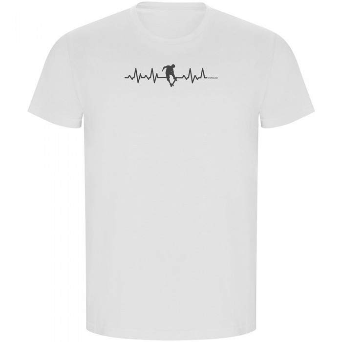 [해외]KRUSKIS Skateboard Heartbeat ECO 숏 슬리브 티셔츠 14139995940 White