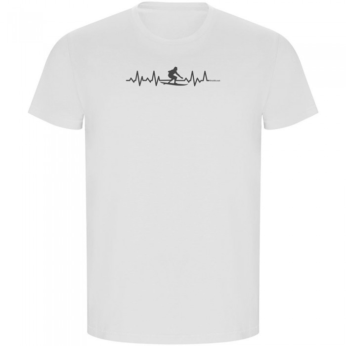 [해외]KRUSKIS Surf Heartbeat ECO 숏 슬리브 티셔츠 14139996009 White