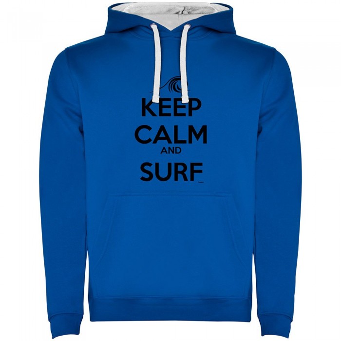 [해외]KRUSKIS 투톤 후디 Surf Keep Calm And Surf 14139996012 Royal Blue / White