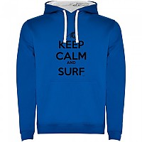 [해외]KRUSKIS Surf Keep Calm And Surf Two-Colour 후드티 14139996012 Royal Blue / White