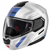 [해외]놀란 N90-3 06 Laneway N-COM 모듈형 헬멧 9139962034 Flat White / Blue / Grey