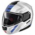 [해외]놀란 N90-3 06 Laneway N-COM 모듈형 헬멧 9139962034 Flat White / Blue / Grey