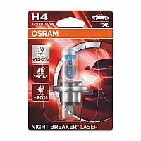 [해외]O스램 구근 H4 P43T 12V-60/55W Night Breaker Laser Blister 9139897688 Clear