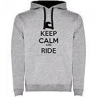 [해외]KRUSKIS 투톤 후디 Keep Calm And Ride 9139995814 Heather Grey / Black