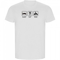 [해외]KRUSKIS Sleep Eat And Ride ECO 반팔 티셔츠 9139995961 White
