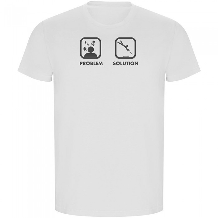 [해외]KRUSKIS Problem 솔루션 Spearfishing ECO 숏 슬리브 티셔츠 10139995899 White