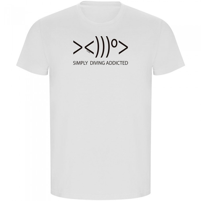 [해외]KRUSKIS Simply Diving Addicted ECO 숏 슬리브 티셔츠 10139995934 White