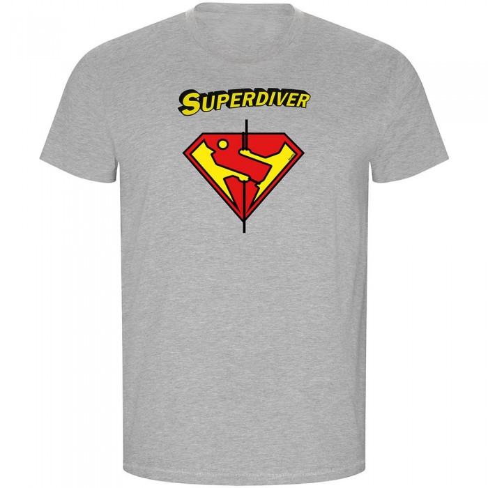 [해외]KRUSKIS Super Diver ECO 숏 슬리브 티셔츠 10139995998 Heather Grey