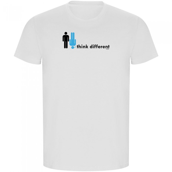 [해외]KRUSKIS Think Different ECO 숏 슬리브 티셔츠 10139996035 White