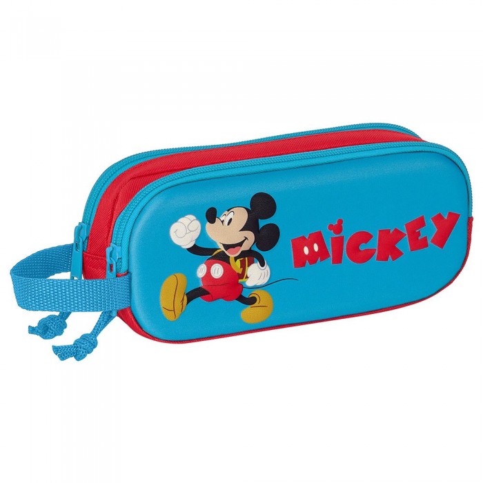 [해외]SAFTA 필통 Mickey Mouse 3D Double 139812498 Multicolor