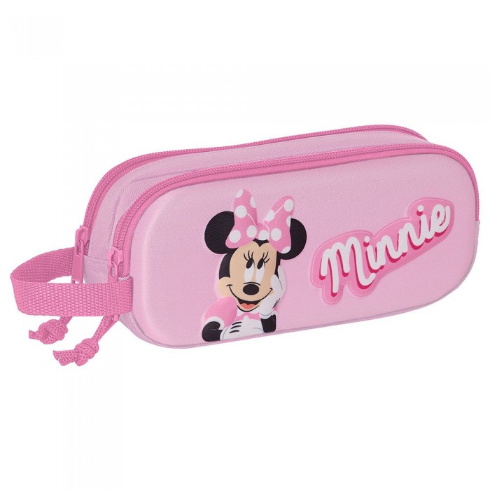 [해외]SAFTA 필통 Minnie Mouse 3D Double 139812505 Multicolor