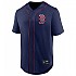 [해외]파나틱스 MLB 코어 Franchise 반팔 V넥 티셔츠 139871982 Athletic Navy / Athletic Red BQ