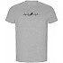 [해외]KRUSKIS 반팔 티셔츠 스키ing Heartbeat ECO 5139995950 Heather Grey