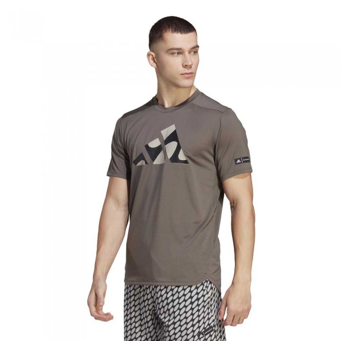 [해외]아디다스 Marimekko D4T 숏 슬리브 티셔츠 7139433810 Branch / Light Brown / Black