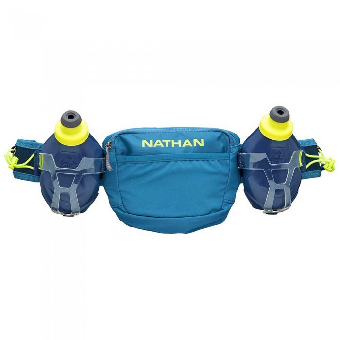[해외]NATHAN Trail Mix Plus 3.0 Waist Pack 6139474598 Deep Blue / Safety Yellow