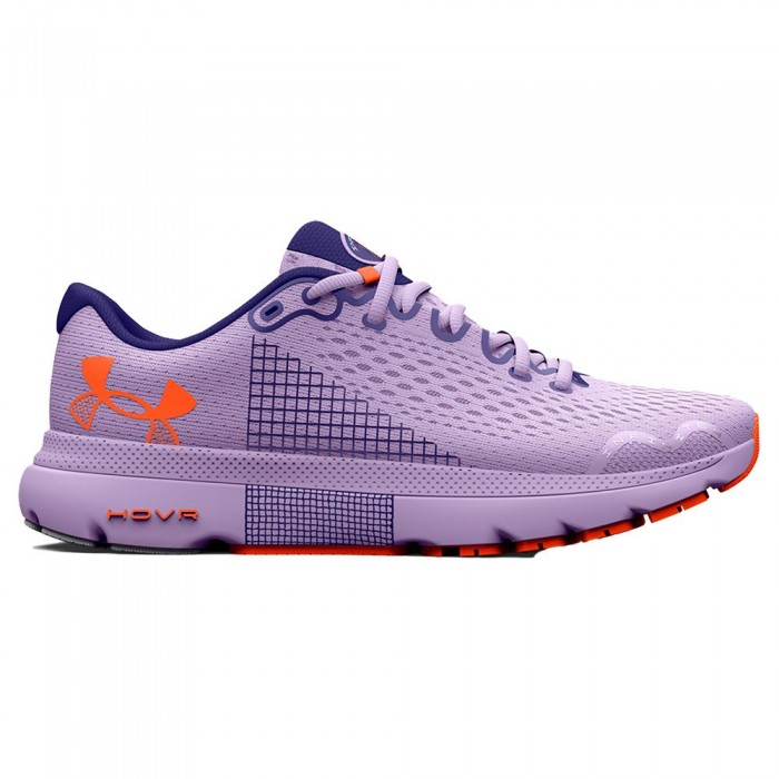 [해외]언더아머 HOVR Infinite 4 Running Shoes 6139419095 Nebula Purple / Nebula Purple / Orange Blast
