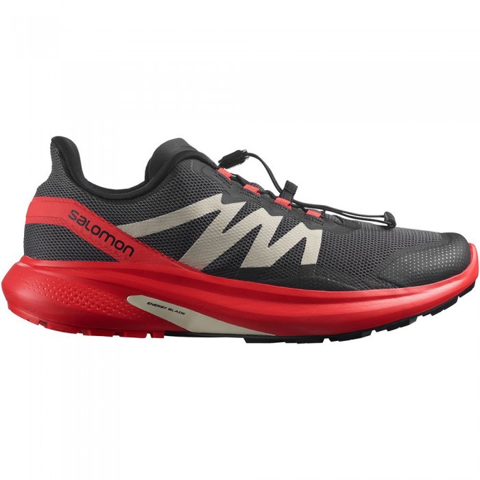 [해외]살로몬 Hypulse Trail Running Shoes Refurbished 6140028320 Magnet / Poppy Red / Black