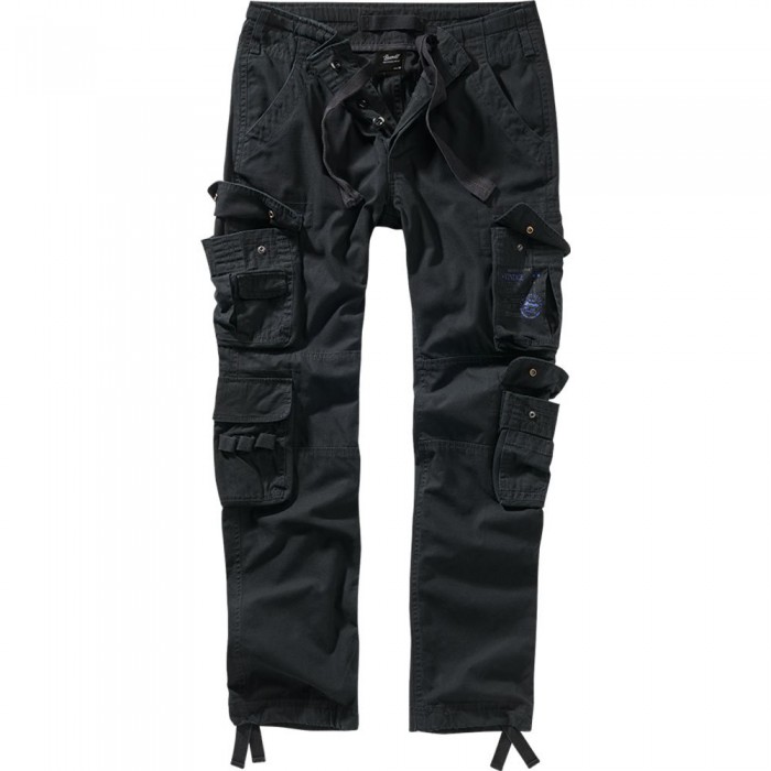 [해외]BRANDIT Pure Slim Fit Pants 14139199852 Black