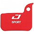 [해외]JAGWIRE 디스크 브레이크 패드 스램/Avid Sport 25 한 쌍 1139867392 Red