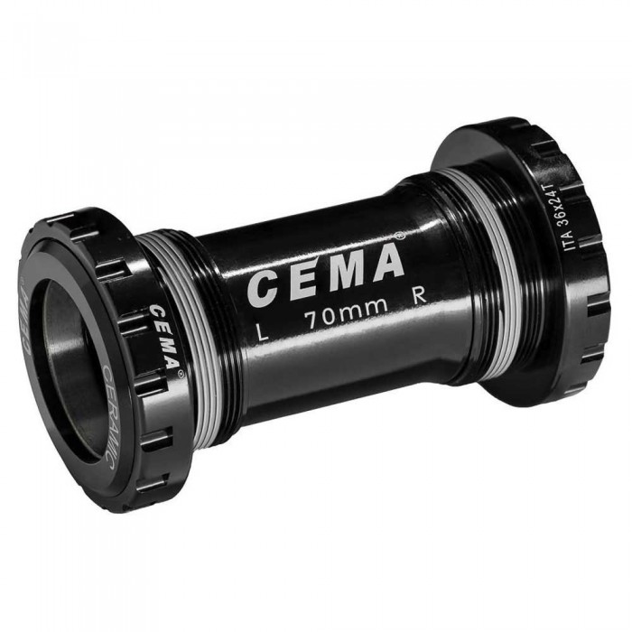 [해외]CEMA ITA 스테인리스 스틸 바텀브라켓 컵 FSA386/로터용 30 mm 1139804377 Black