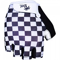 [해외]PEDAL PALMS Checker 짧은 장갑 1139914186 Black / White