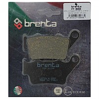 [해외]BRENTA MOTO 후방 유기 브레이크 패드 3088 9139881363 Black / Silver