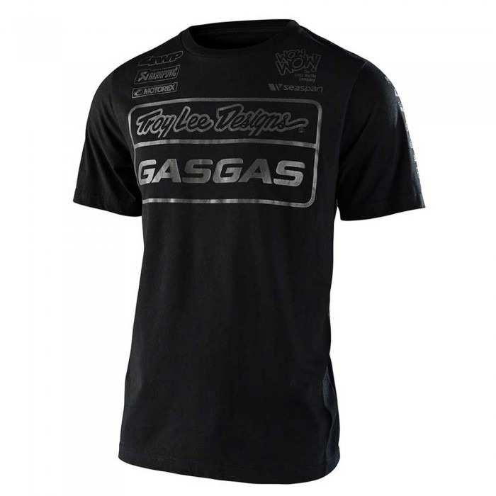 [해외]트로이리디자인 Gasgas 팀 반팔 티셔츠 9139067680 Black Reflective