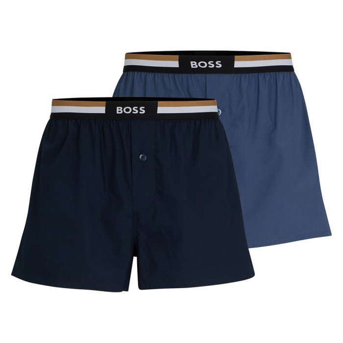 [해외]BOSS Ew 10241872 01 복서 브리프 2 단위 139617999 Open Blue