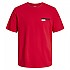 [해외]잭앤존스 Corp 로고 반팔 티셔츠 139954074 True Red