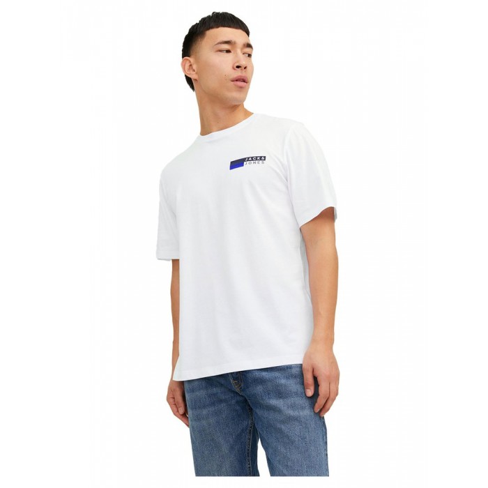 [해외]잭앤존스 Corp 로고 반팔 티셔츠 139954076 White / Print