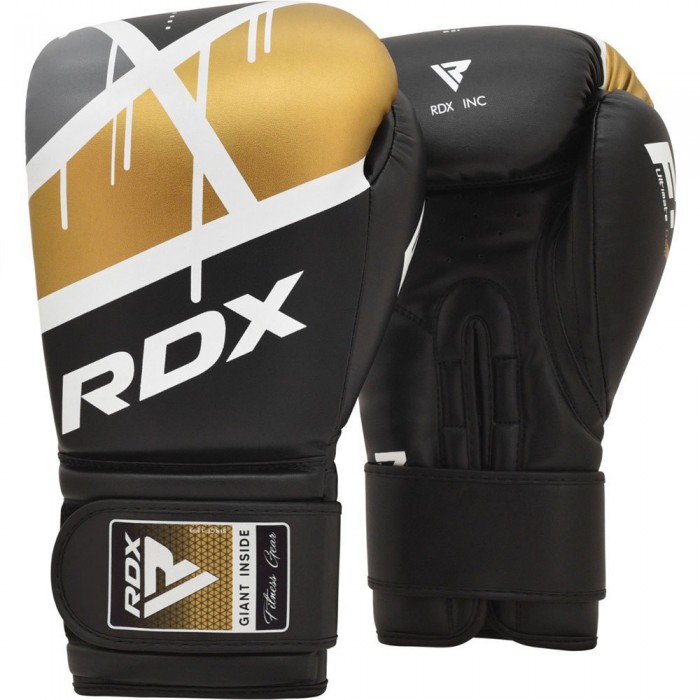 [해외]RDX SPORTS Bgr 7 Artificial Leather Boxing Gloves Refurbished 7140041073 Black / Golden