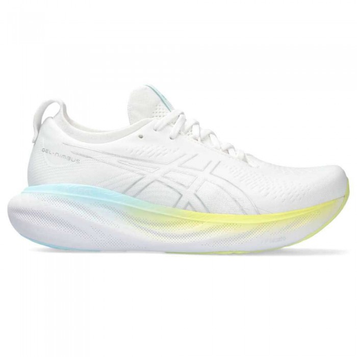 [해외]아식스 Gel-Nimbus 25 Running Shoes 6140030211 White / Pure Silver